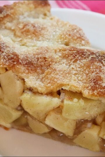 Homemade Apple Pie - 3 POUNDS OF APPLES, Easy Oil Crust