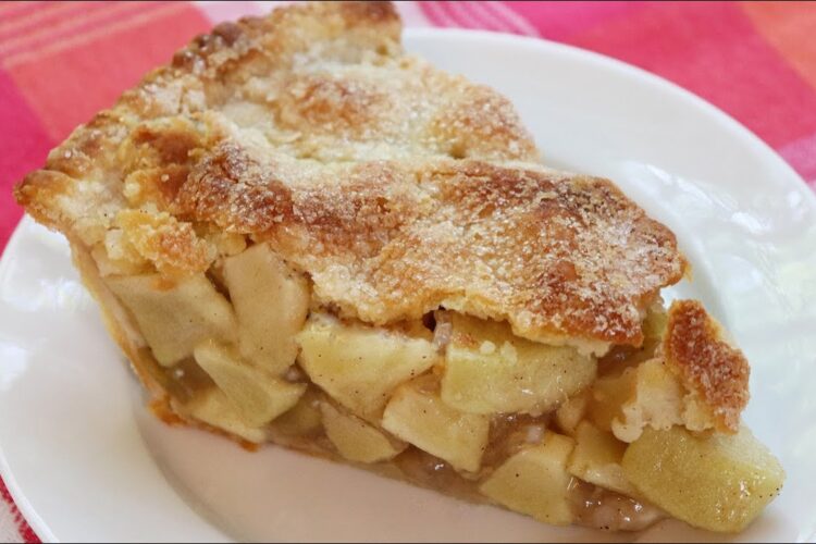 Homemade Apple Pie - 3 POUNDS OF APPLES, Easy Oil Crust