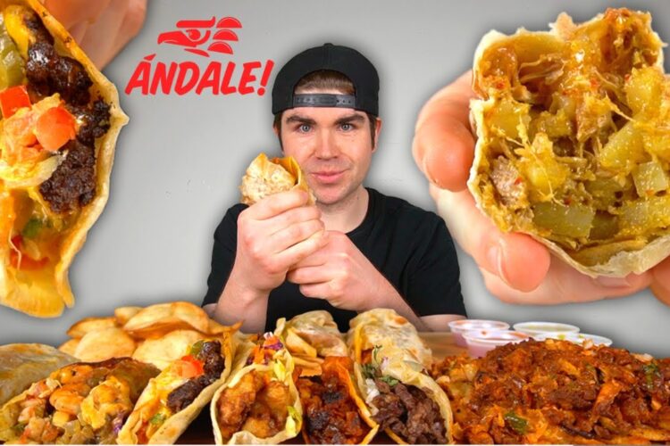 Loaded Tacos, Burritos, Al Pastor Fries, Chips + Ándale Tacos!