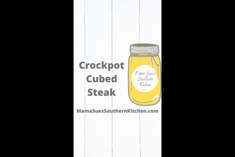 Crockpot Cubed Steak | YouTube Shorts | Easy dinner for your family