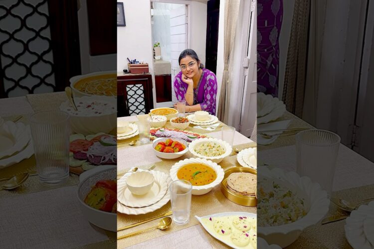 मेहमानों के लिए बना है Special DINNER, Indian veg guest menu, ft. Nestasia #sonalkirasoi #shorts