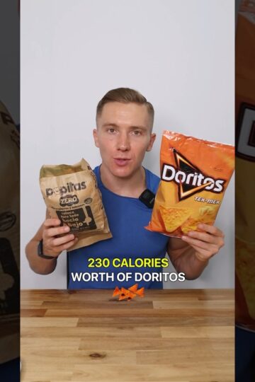 230 Calorie Comparison.. INSANE difference 😳#calories #healthyfood #snack #weightloss #nutrition