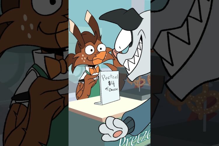 THE PRETZEL STAND-OFF #animation