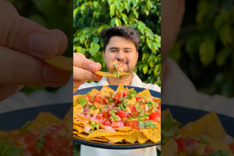 Nachos at home || Loaded nachos recipe