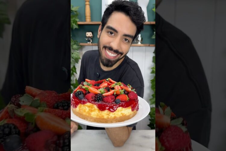 Cheesecake de Frutas Vermelhas ♥️
