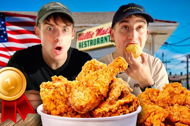 Two Brits try Best Fried Chicken in America!