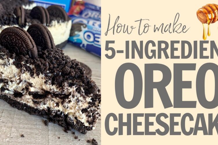 Easy 5-Ingredient No-Bake Oreo Cheesecake! #Shorts