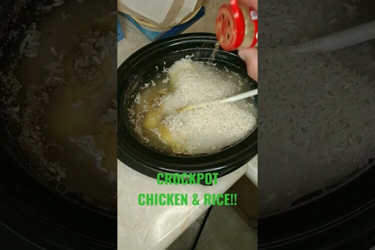 Crockpot Chicken and Rice!!