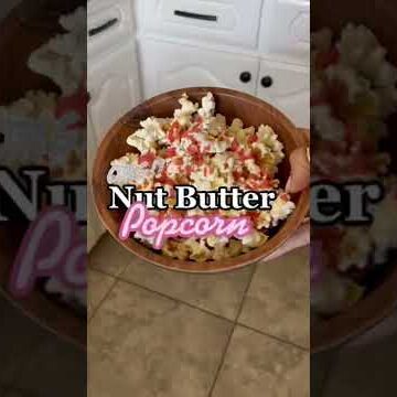 Nut Butter Popcorn Snack #shorts