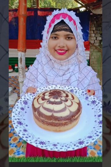 Zebra design choco cake #recipe #cooking #trending #cake