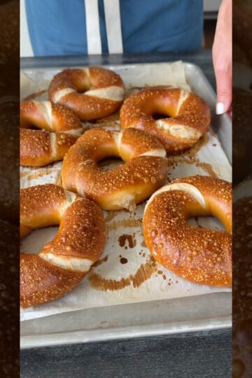 You need to try these pretzel bagels ( recipe in description)